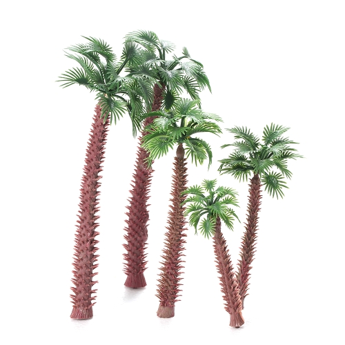 12pcs Modello Palm Trees Modern Miniature Garden Landscape Accessori Toy Home Decor