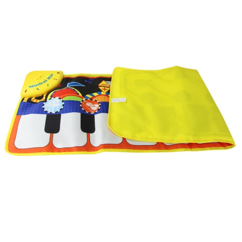 

Music Play Mat Learn Singing Carpet Keyboard Piano Blanket Touch Воспроизведение музыки Baby Early Education Kids Gift