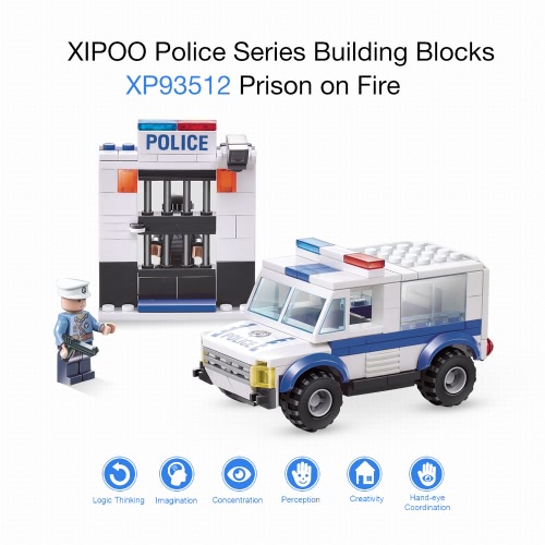 

XIPOO Police Series 188pcs XP93512 Outlaw Building Blocks Educational Toys
