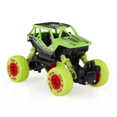 Classic Pull Back Car 1/32 Alloy 4WD Big Wheels Shock Resistant Off Road Climbing Car Pull Back Vehicle Toy Truck