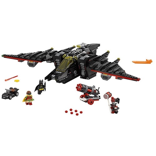 

LEPIN 07080 1068pcs Super Heroes Series Бэтмен Фильм Batwing Model Building Blocks Kit - Пластиковый пакет