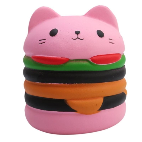 

Squishy Slow Rising Pink Burger Collection Gift Decor Funny Toy