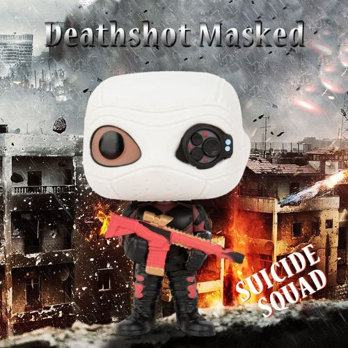 

FUNKO POP Movie Suicide Squad Action Figure Vinyl Model Collection - Deadshot Masked