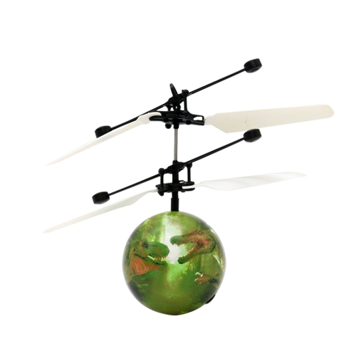 

Левитированный световой интеллектуальный датчик динозавров Flyball Action Aerocraft Flash Flying Helicopter Ball Инфракрасная инду