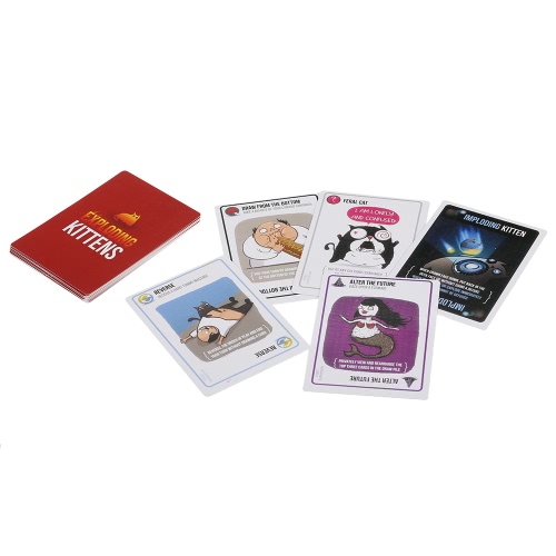 

Exploding Kittens Card Game Party Play Cards First Expansion of Exploding Kittens
