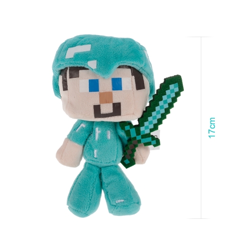 

Minecraft Diamond Steve Plush Фаршированная игрушка Лучший подарок для детей и коллекционеров