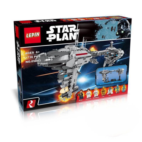 

Original Box LEPIN 05083 1736 pcs Star War Series MOC The Nebulon Model B Set Medical Frigate Building blocks Kit