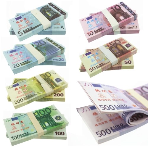50Pcs €5 EUR Paper Bar Atmosphere Props Money