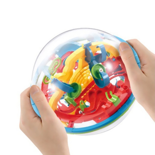 3D Magic Intellect Ball Balance Maze Puzzle Toy Jogo educativo para crianças e todas as idades com 209 Barreiras desafiadoras