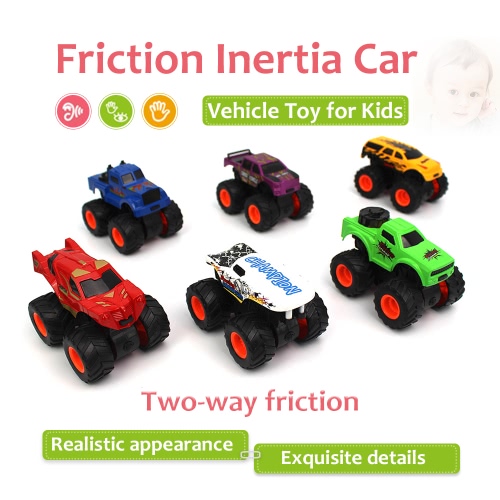 

1/48 6 in 1 Kit Two-way Friction Car Inertia Car Vehicle Toy for Kids