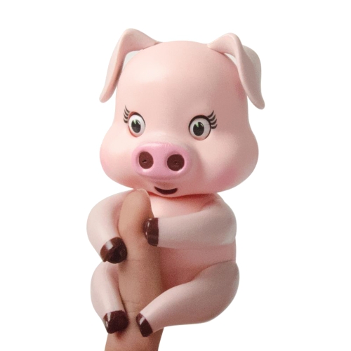

Authentic Fingers Pets Toys Interactive Fingertip Pigs Animals Colorful Electronic Finger Lings Induction Toy Puppet Sleep Motion Pet For Kid Birthday Gift