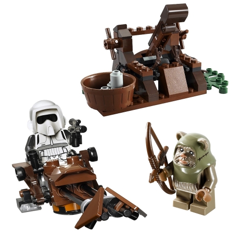 

Original Box LEPIN 05047 1990pcs Star Wars Ewok Village Building Set Building blocks Kit