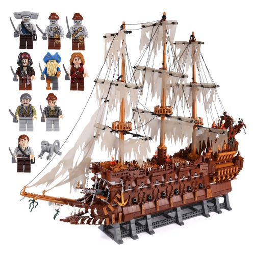 

LEPIN 16016 3652pcs Серия фильмов Летающий голландский модельный комплект блоков для кирпичей - Пластиковый пакет