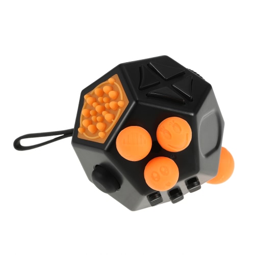 12 Sides Fidget Cube Estresse Ansiedade Relief Toy Atenção Desk bolso para crianças e adultos