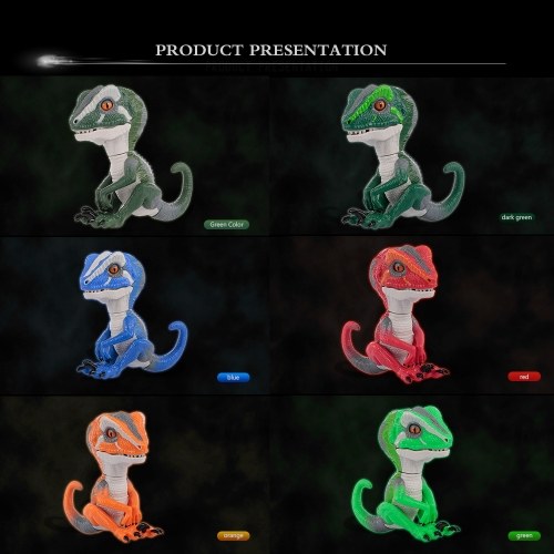 

Fingertip Blue Interactive Baby Dinosaur Smart Touch Induction Pet