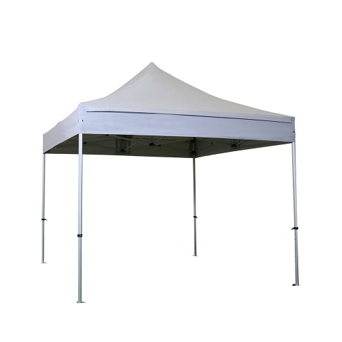 Tente pliante 3x3m polyester 380g/m² pelliculé PVC tube acier 32mm