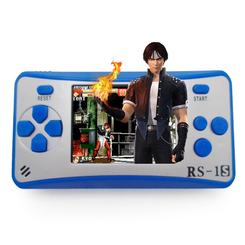 

Портативная игровая консоль 8 бит Retro Handheld Game Player Встроенная 168 Классические игры - Blue