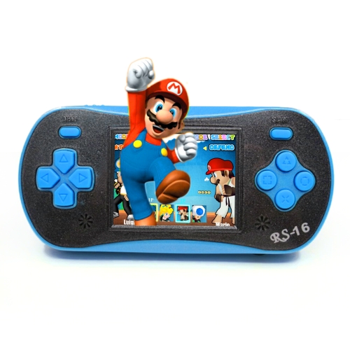 

Портативная игровая консоль 8 бит Retro Handheld Game Player Встроенная 260 Классические игры - Blue