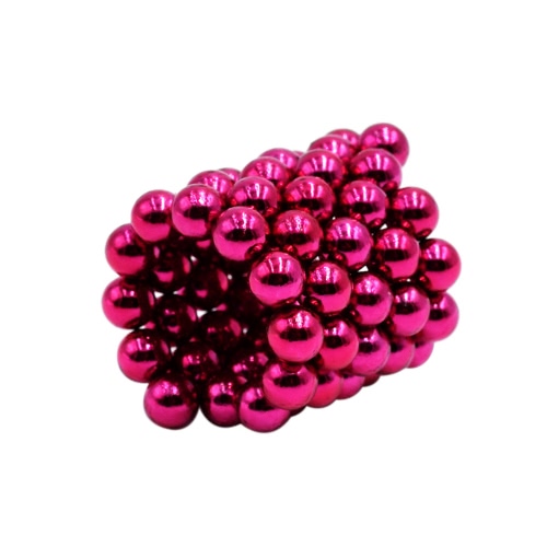 

5 mm 64 Pieces Magnetic Beats Magic Balls Spheres DIY Crafts Puzzle Neodymium Iron Educational Toys Rose