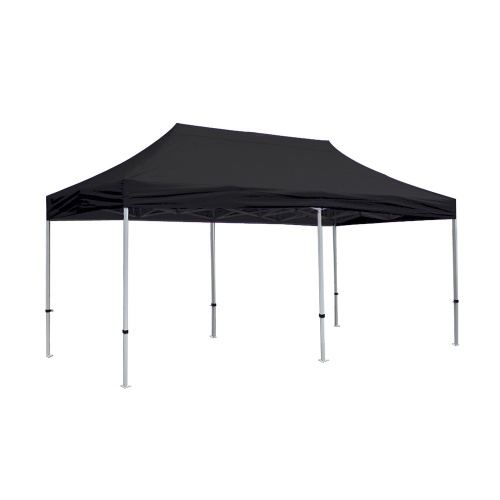 Tente pliante 3x6m polyester 380g/m² pélliculé PVC tube acier 32mm