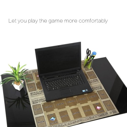 

Card Play 60*60cm Rubber Play Mat Dennis World Type Competition Pad for Yu-gi-oh Card