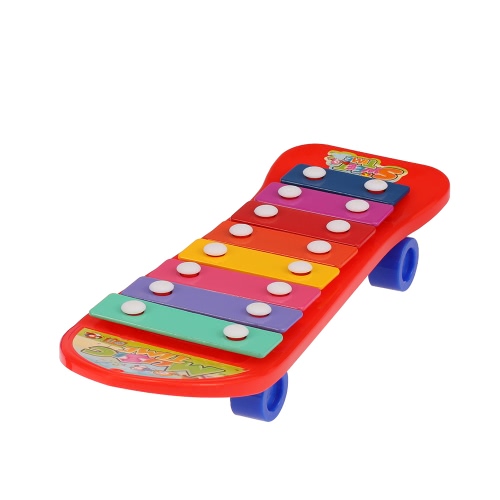 

Coolplay Baby 8 Tones Красочный ручной удар фортепиано Просветление Музыкальная игрушка