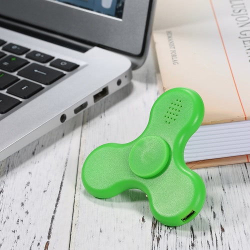 

Rechargeable LED Fidget Toys EDC Focus Stress Reducer Relief Toy for Kids Adults Ultra Durable High Speed BT Speaker Portable Spinner