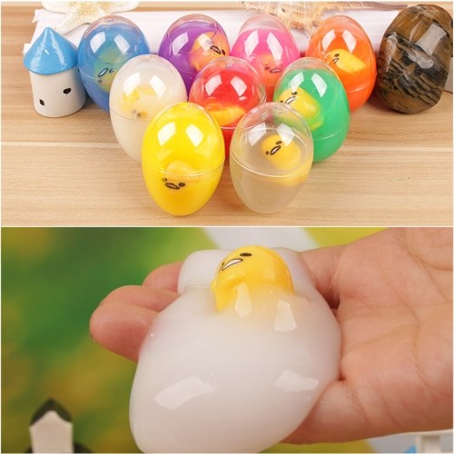 

Прозрачное водное яйцо Усилие стресса Сжатие талисмана Yolk Squishy Ball