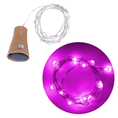 

1Pcs Solar Wine Bottle Cork Shaped Night Fairy String Light