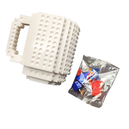 

1 Piece Build A Brick Mug Building Blocks Coffee Cups Frozen DIY Gift