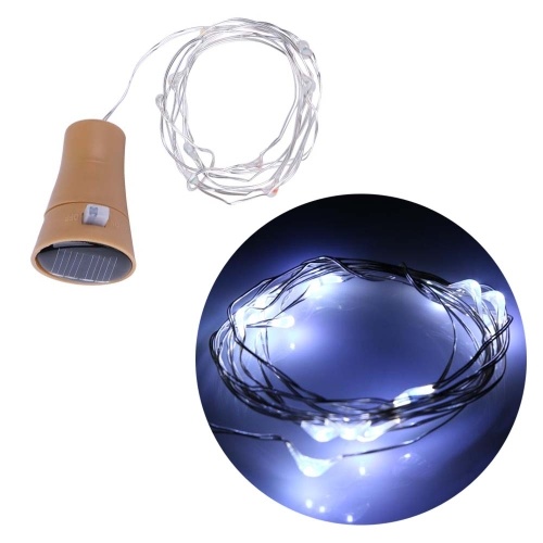 

1Pcs Solar Wine Bottle Cork Shaped Night Fairy String Light