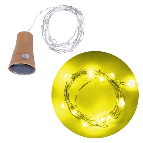 

1Pcs Solar Wine Bottle Cork Shaped Night Fairy String Light