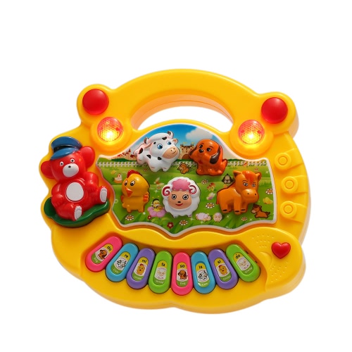 Coolplay Baby-Kind-Kleinkind-Musical Educational Animal Farm Klavier Elektronische Tastatur-Musik-Entwicklung Kinder Spielzeug