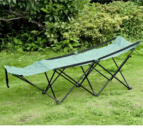 Deluxe Folding Camping Cot w / Сумка для переноски - Зеленая