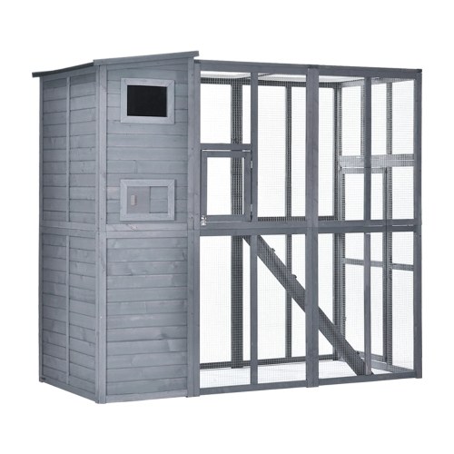 

Large Wooden Outdoor Cat House