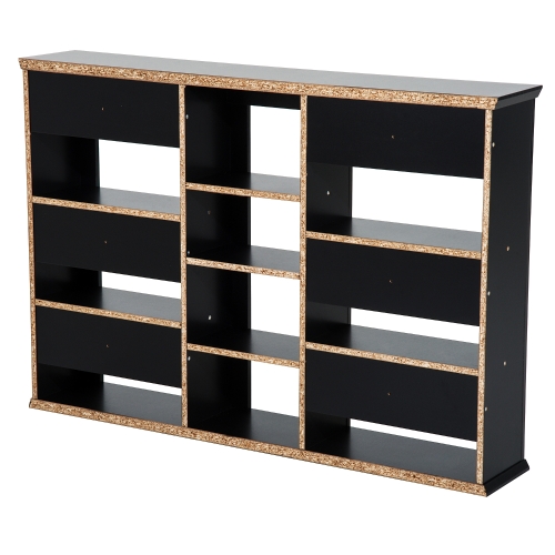 Estante para estantería de almacenamiento de CD / DVD para montaje en