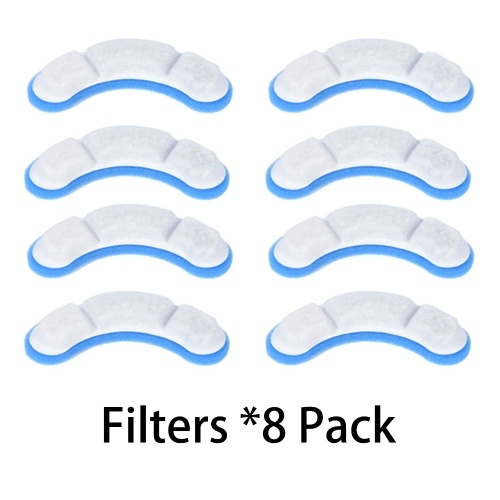 

8 Pack Cat Water Fountain Filters Automatic Large Dog Water Fountain Pet Drinking Fountain Water Bowl Dispenser Filter Replacement Foam Sponges