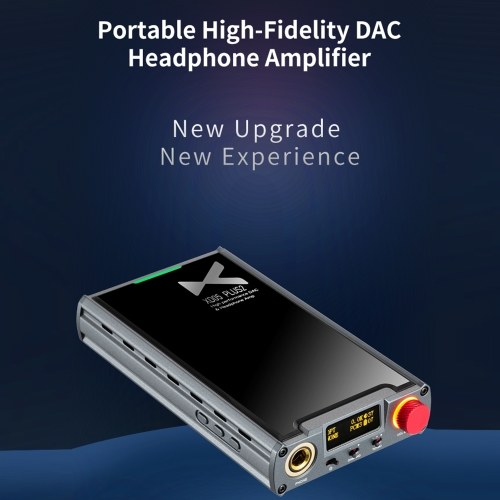 XDuoo XD-05 PLUS 2 Portable High-Fidelity DAC Headphone Decoder Amplifier with OLED Display Screen XMOS XU208 USB Receiver Chip AKM AK4493SEQ DAC Chip compatible with UAC1.0 and UAC 2.0 