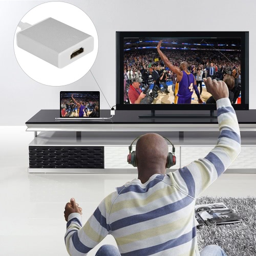 

USB 3.1 Тип C к HD 4K Поддерживаемый адаптер конвертера для нового Macbook Chromebook Pixel Microsoft Lumia 950 / 950XL и устройства будущего USB-типа