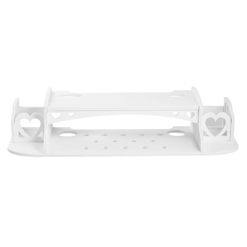 

TV STB Set Top Box Storage Shelf Router Storage Holder Plastic Remote Control Storage Box Wall Bracket in Table Desk for Home Hote