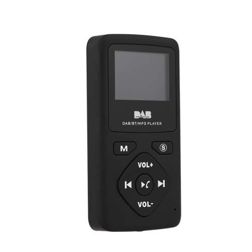 

Portable Pocket DAB/DAB+/FM Radio Receiver with Earphone LCD Display Screen Rechargeable Battery