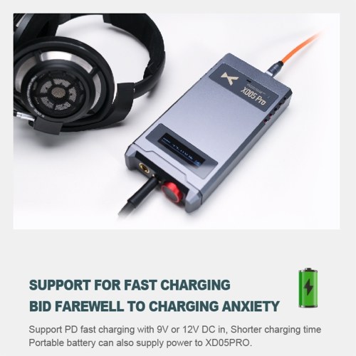 XDuoo XD05 Pro Three-Speed Output Power Supply Adjustment  Suitable for In-ear Earmarks and Big Headphones 