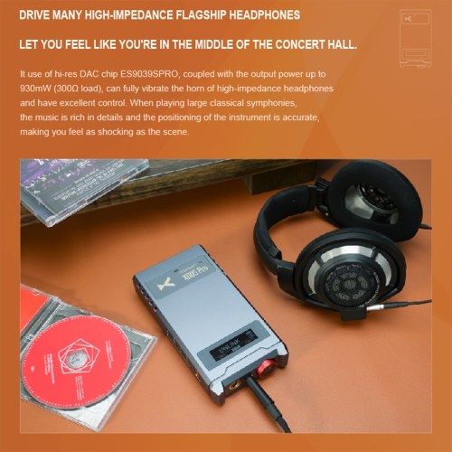 XDuoo XD05 Pro Three-Speed Output Power Supply Adjustment  Suitable for In-ear Earmarks and Big Headphones 