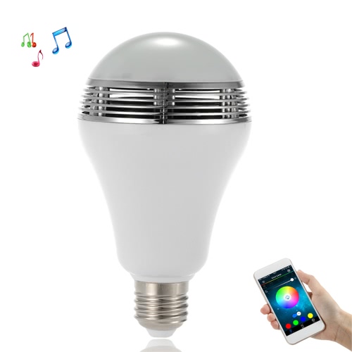 TSD03 Smart LED Speaker Wireless Bluetooth Speaker with LED Light Bulb APP Control 50 LEDs