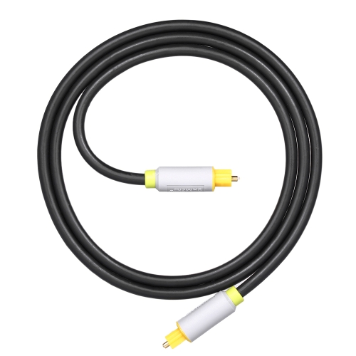 

EMK 3,3 фута Цифровой оптический аудиокабель Кабель Toslink OD5.0 Позолоченный разъем SPDIF-кабель Квадратный интерфейс для Blu-ray CD-проигрывателя DVD-плеер ТВ-консоль Black