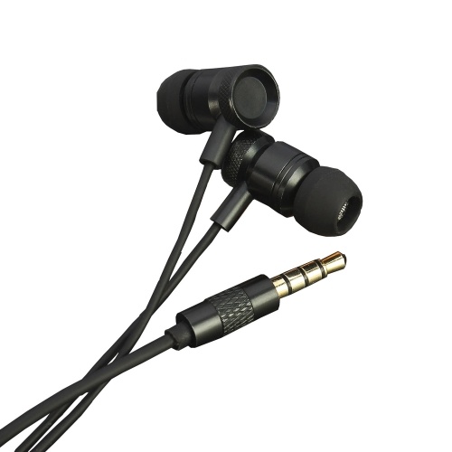 

3.5mm Wired Headphones Stereo Music Earphone In-Ear Headset Smart Phone Earpiece Earbuds In-line Control w/ Microphone