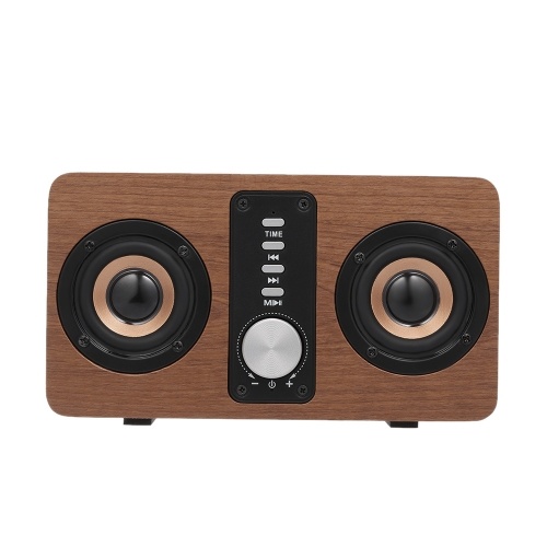 W02 Wireless  BT Wooden Speaker