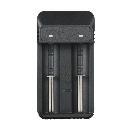 Batterie rechargeable au lithium avec câble USB pour Li-ion 16340 18650 26650 32650