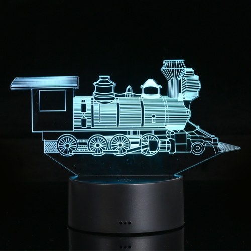 

3D Visual Illusion Lamp Transparent Acrylic Night Light Built-in Battery