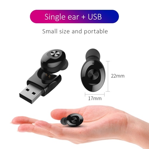 

TWS 5.0 Wireless XG12 BT Earphones Dual Pass 3D Stereo Sports Earphone with Microphone and Portable Subwoofer (1PC Earphone+USB)